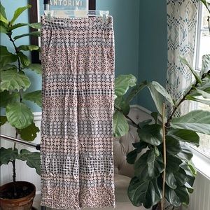 Ella moss geometric print pant